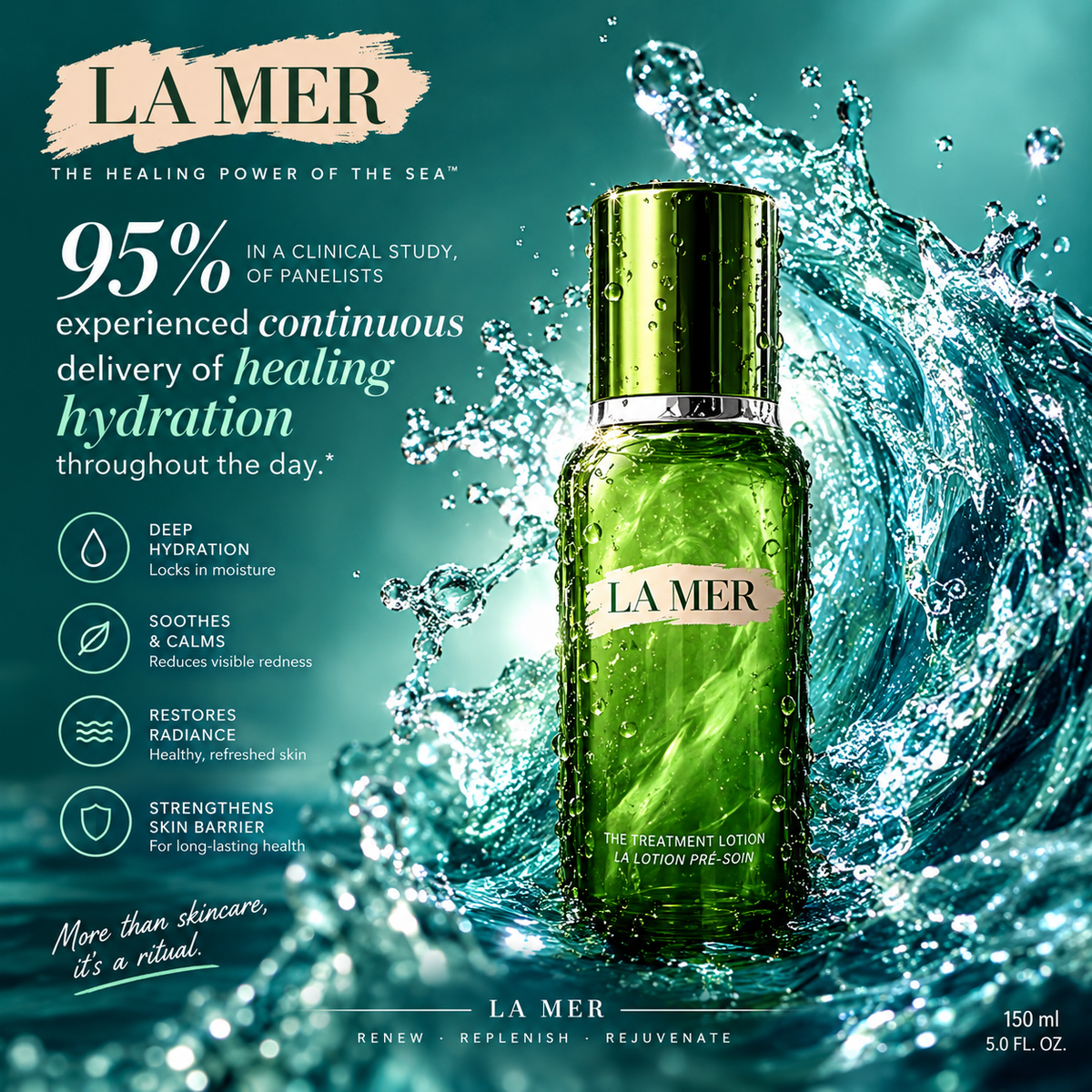La Mer The Treatment Lotion 150ml — Hydrating Face Essence