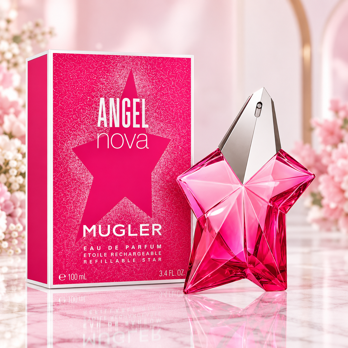 Thierry Mugler Angel Nova Eau De Parfum Spray 100ml Refillable Brand New