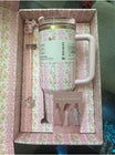 Stanley x LoveShackFancy Quencher H2.0 40 oz Pink Floral Tumbler