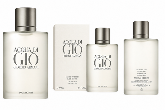 Giorgio Armani Acqua Di Giò Eau De Toilette Spray for Men 3.4 oz | Fresh Aquatic Cologne