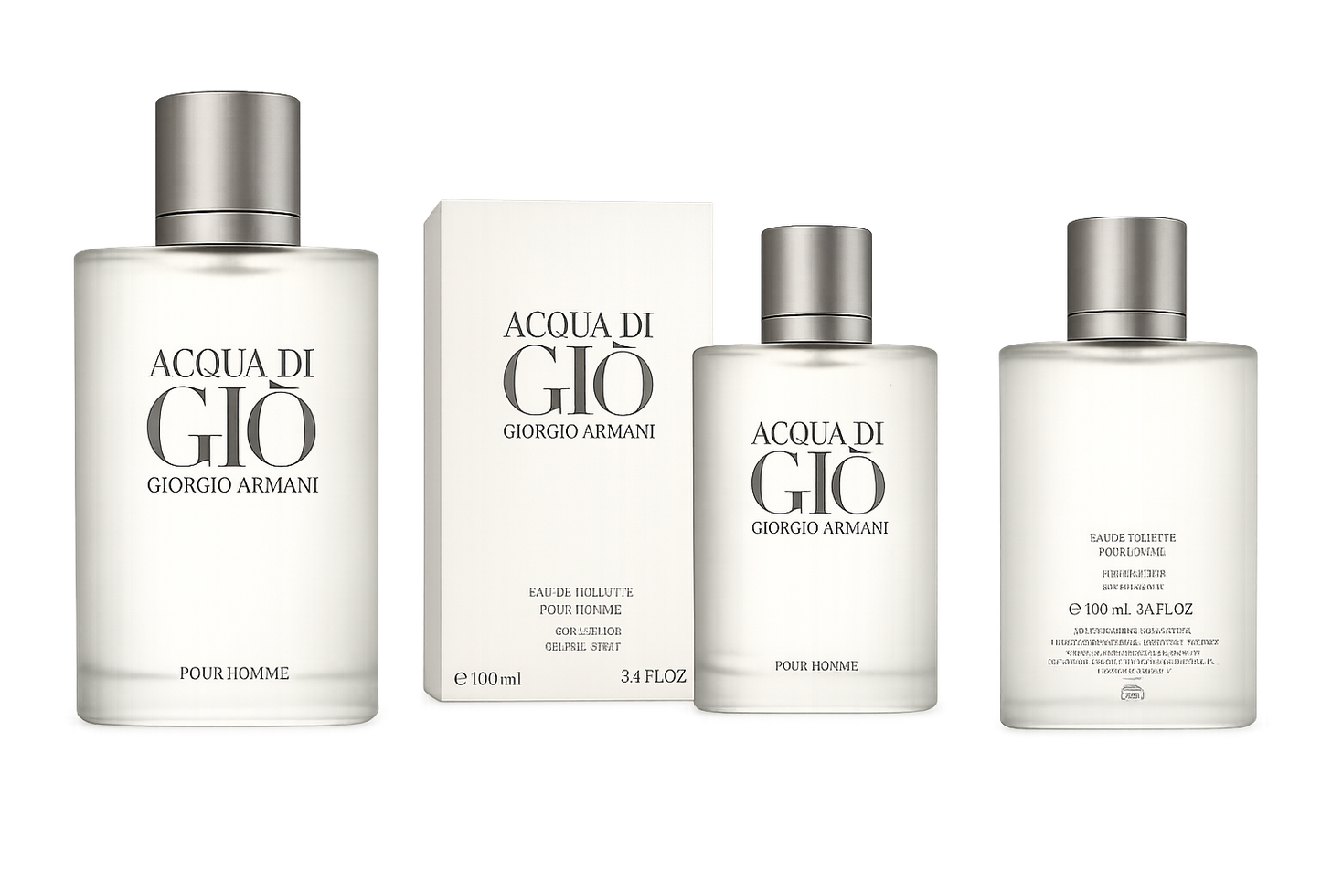 Giorgio Armani Acqua Di Giò Eau De Toilette Spray for Men 3.4 oz | Fresh Aquatic Cologne