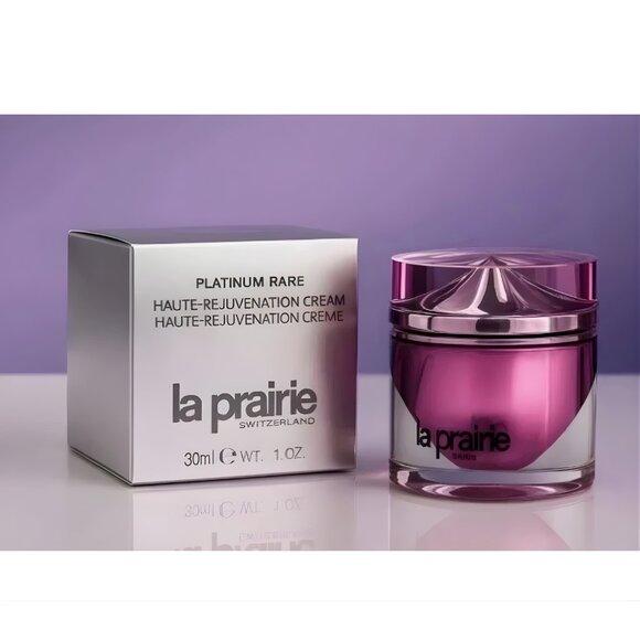 La Prairie Platinum Rare Haute-Rejuvenation Cream 1.0 oz / 30ml Luxury Anti-Aging Face Moisturizer