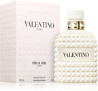 NEW Valentino Uomo Born In Roma Ivory Eau de Toilette Spray for Men – 3.4 oz / 100 ml | Fresh Woody Aromatic Cologne | Sealed