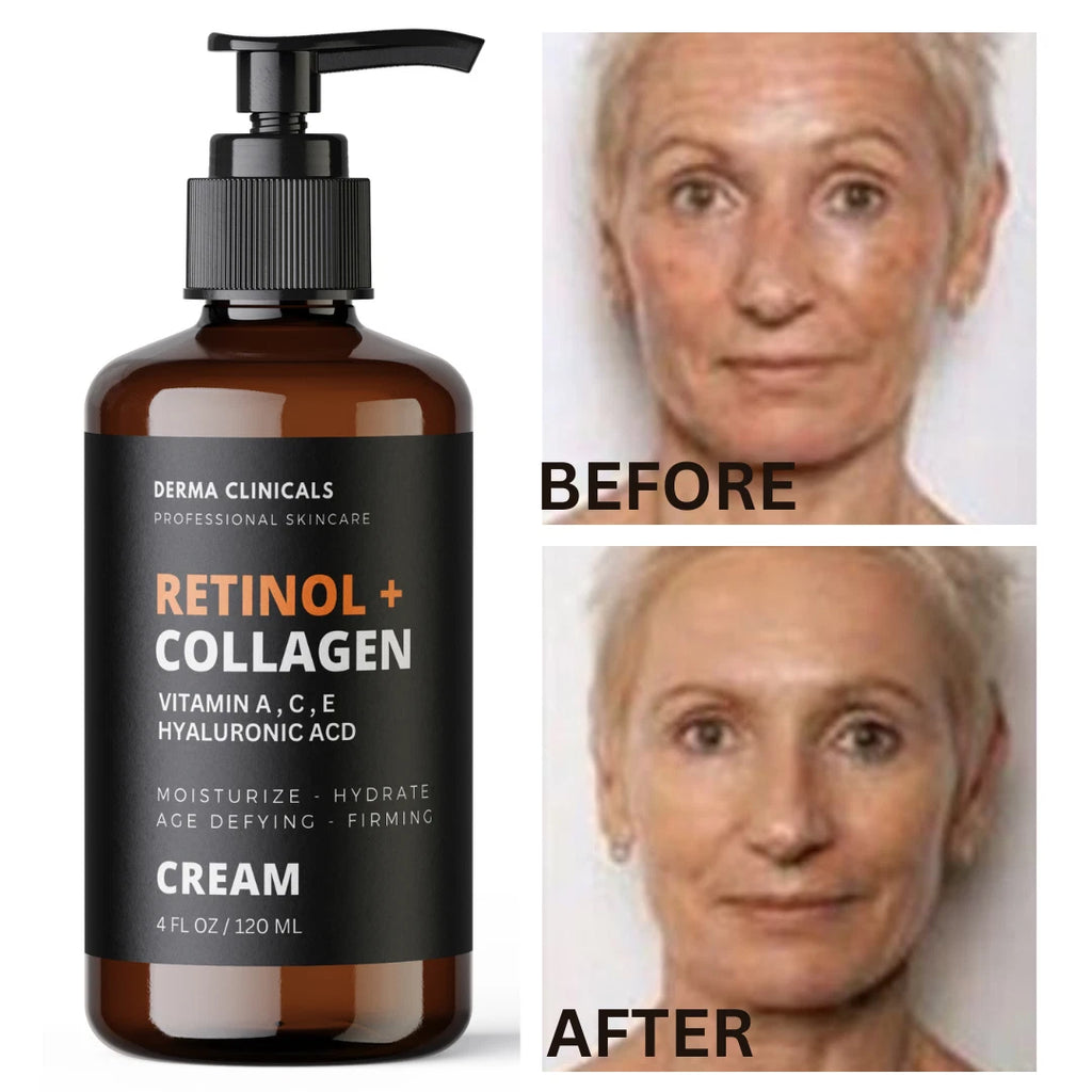 Retinol & Vitamin C Brightening Serum | Anti-Aging Face Serum 1 fl oz